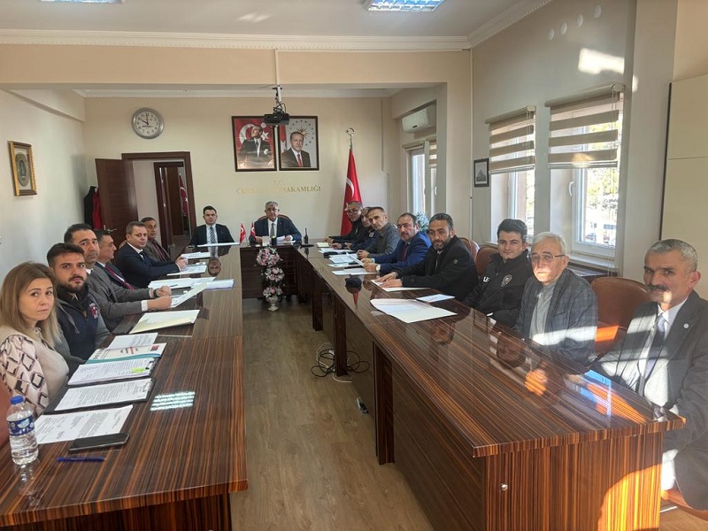 Bağımlılıkla Mücadele, Çocuk Koruma Koordinasyon, Kadına Yönelik Şiddetle Mücadele Toplantıları Yapıldı